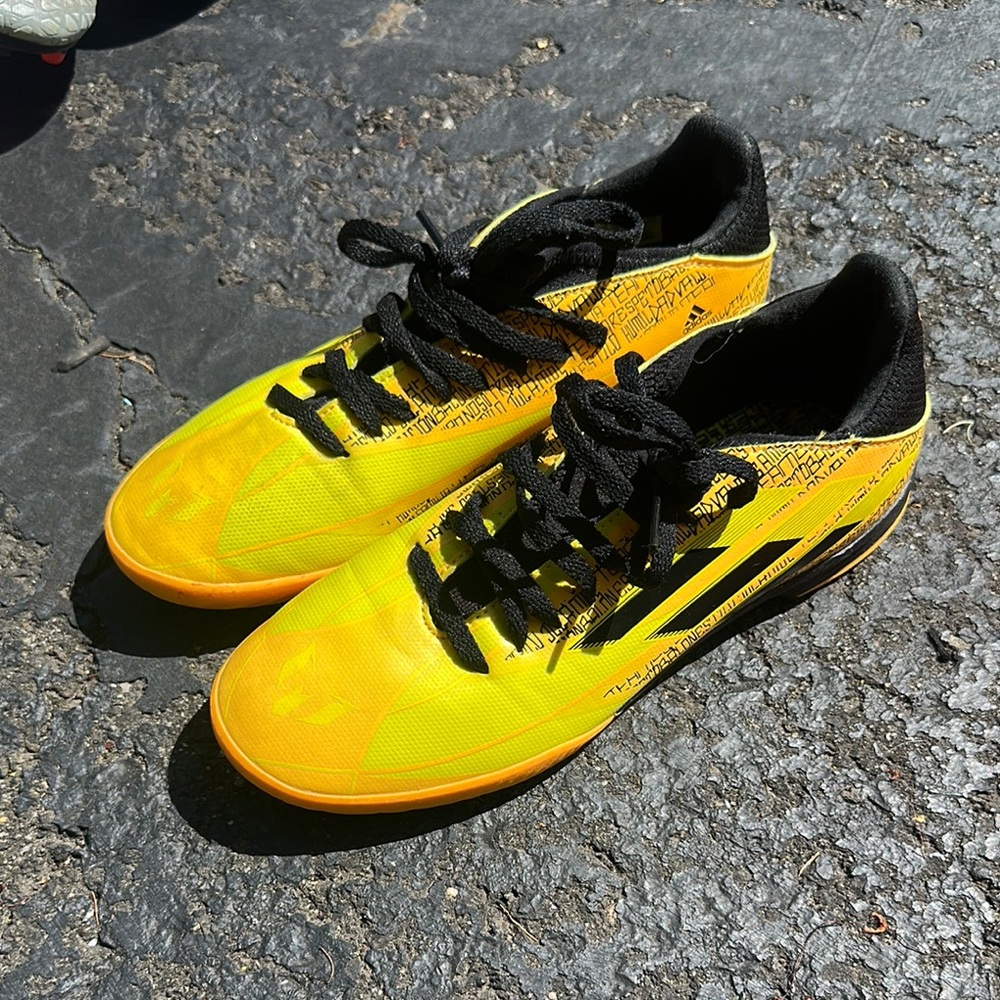 Adidas X Speedflow Messi.3 FG GW7419 Yellow Black Athletic Soccer Cleats 5.5y